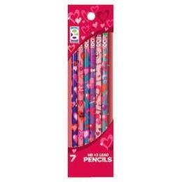 48 Wholesale 7 Ct. Valentine's Pencils