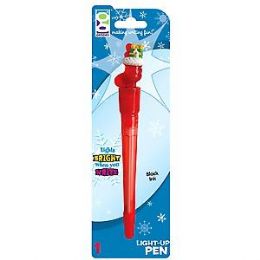 96 Wholesale 1 Ct Holiday Stocking LighT-Up Pen