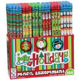 2880 Wholesale Jolly Holiday Pencil