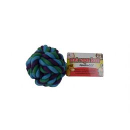 72 Pieces Dog Rope Ball - Pet Toys