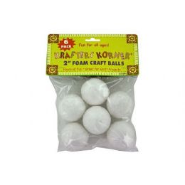 72 Wholesale Foam Craft Balls