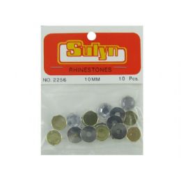144 Pieces Green Rhinetones, Pack Of 10 - Craft Beads