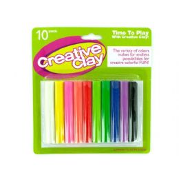72 Pieces Modeling Clay Set 10 Pack - Clay & Play Dough
