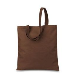 48 Wholesale Small Tote Bag Brown
