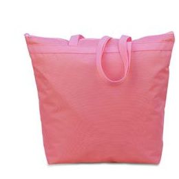 48 Wholesale Large Tote - Light Pink
