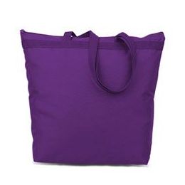 48 Wholesale Large Tote - Purple