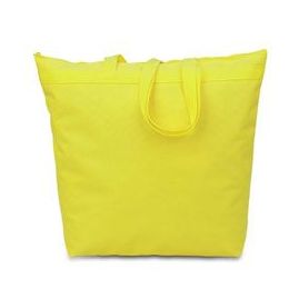48 Wholesale Large Tote - Safety Green