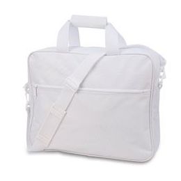 24 Wholesale Convention Briefcase - White