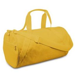 24 Pieces Barrel Duffel - Golden Yellow - Duffel Bags