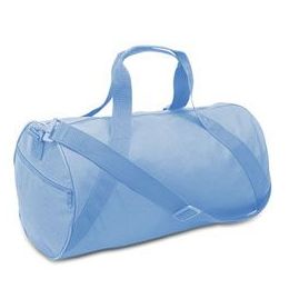 24 Pieces Barrel Duffel - Light Blue - Duffel Bags