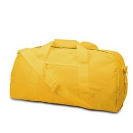 12 Wholesale Large Square Duffel - Golden Yellow