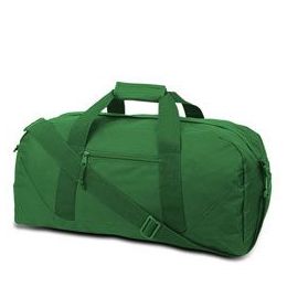 12 Wholesale Large Square Duffel - Kelly