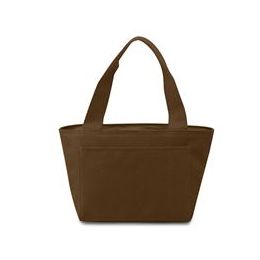 24 Wholesale Lunch Cooler Tote Bag Brown