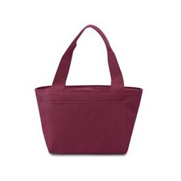 24 Wholesale Lunch Cooler Tote Bag Maroon
