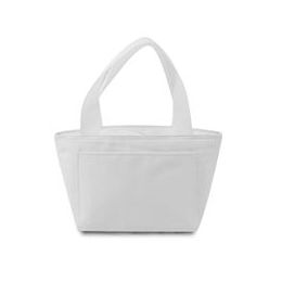 24 Wholesale Lunch Cooler Tote Bag White