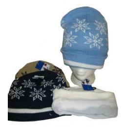 96 Pieces Fleece Lined Acrylic Winter Hat - Winter Beanie Hats