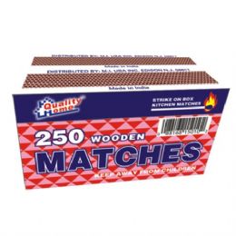 48 Pieces 2 Pack Matches 250ct - BBQ supplies