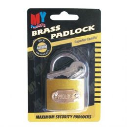 72 Pieces Lock Brass 40mm - Padlocks and Combination Locks
