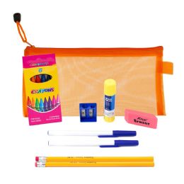 48 Sets 9 Piece Wholesale Kids School Supply Kit - School and Office Supply Gear