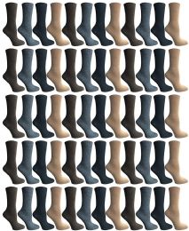 60 Units of Socksnbulk Womens Dress Crew Socks, Bulk Pack Assorted Chic Socks Size 9-11 - Womens Dress Socks