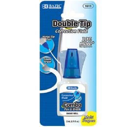 72 Units of 22ml 2 In 1 Correction W/ Foam Brush Applicator & Pen Tip - Correction Items