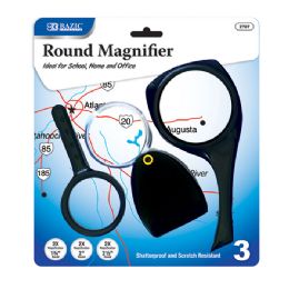 24 Units of 2x Magnifier Sets (3/pack) - Magnifying  Glasses