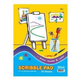 48 Units of Scribble Pad 9"x 12" - Paper
