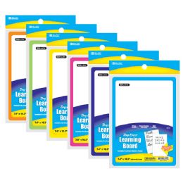 12 Units of 7.4" X 10.3" Double Sided Dry Erase Learning Board W/ Marker & Eraser - Dry Erase