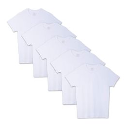 Men's Fruit Of The Loom 100% Cotton White T-Shirt, Size S