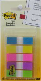 24 Units of Post It Flags Sm. 100ct Disp. - Sticky Note & Notepads