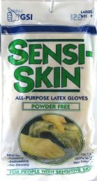 144 Pieces Large SensI-Skin Gloves Latex - Working Gloves