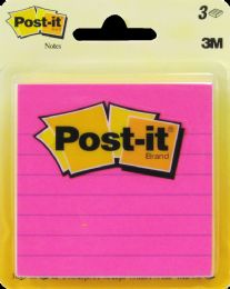 48 Units of Post It Lined Notes 3x3 3pk - Sticky Note & Notepads