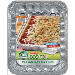 10 Pieces Foil Hf Lasagna Pan W Lid - Pots & Pans