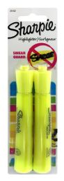 144 Units of Sharpie Hiliter Tank 2pk Ylw - Markers and Highlighters