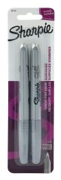 48 Units of Sharpies Metallic Silver 2pk - Markers and Highlighters