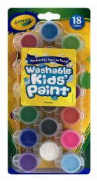 6 Units of Crayola Painti Pots W/ Brush - Paint