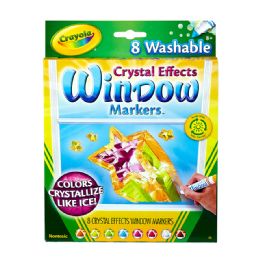 24 Pieces Crayola Window Markers 8ct - Markers