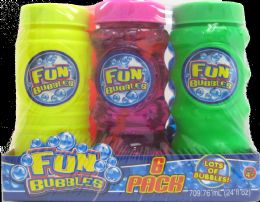 12 Units of Bubbles 4oz 6pk - Seasonal Items