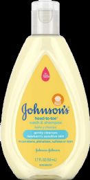 96 Units of Johnsons Baby Headtoe Wsh 1.7z - Soap & Body Wash