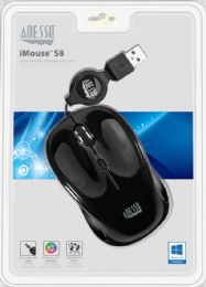 10 Units of Retract Cord Mobile Mouse Blk - Computer Accessories