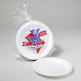 24 Units of Foam Plate 8-7/8 Dia 22 Ct" - Disposable Plates & Bowls