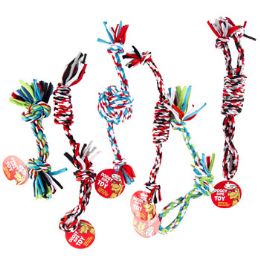 66 Units of Dog Toy Rope Chews 6 Assorted/ - Pet Toys