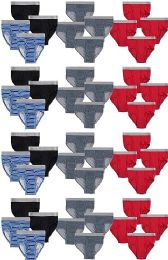 Boys Cotton Underwear Briefs In Assorted Colors, Size Small