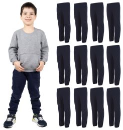 Boys Navy Joggers Size Medium