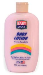 12 Pieces Baby Days Baby Lotion - Baby Beauty & Care Items