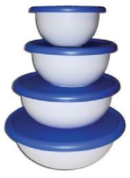6 Pieces Sterilite Bowl Set 8 Piece With Lids - Food Storage Containers