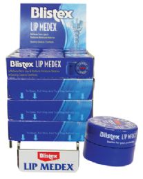 48 Pieces Blistex Lip Medex .25 Oz Counter Display - Skin Care