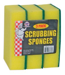 36 of Scrubbing Sponge 3 Pack 5.5 X 3.75 Inch