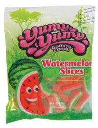12 Pieces Yumy Yumy Gummy Watermelon Slices 4.5 oz - Food & Beverage