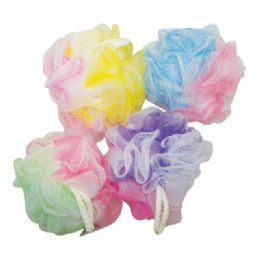 100 Pieces Bath Sponges In Display - Loofahs & Scrubbers